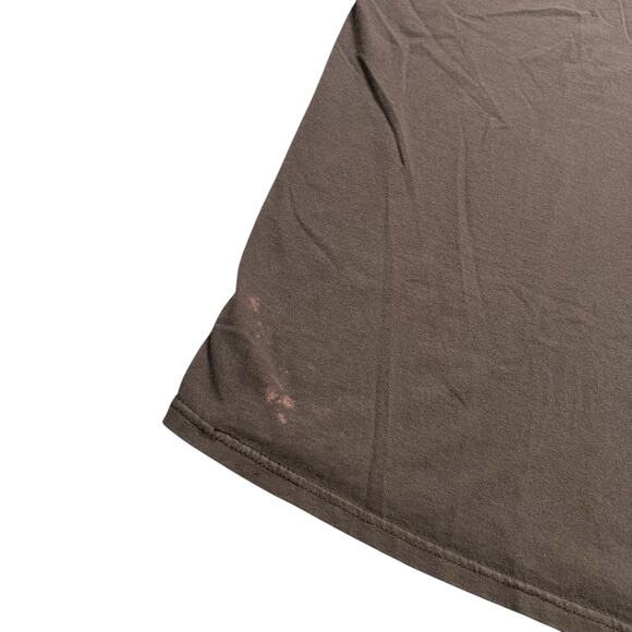 Y2K Quiksilver T Shirt Men XL short sleeve Brown Skate Surf Outdoors Baggy - Picture 8 of 12